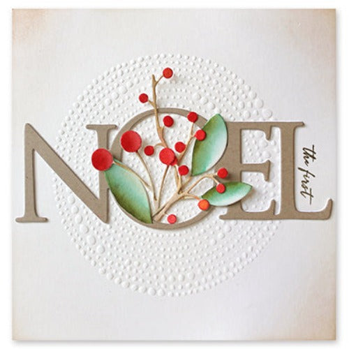Penny Black Immense Noel Thin Metal Creative Die 51-802 christmas holly