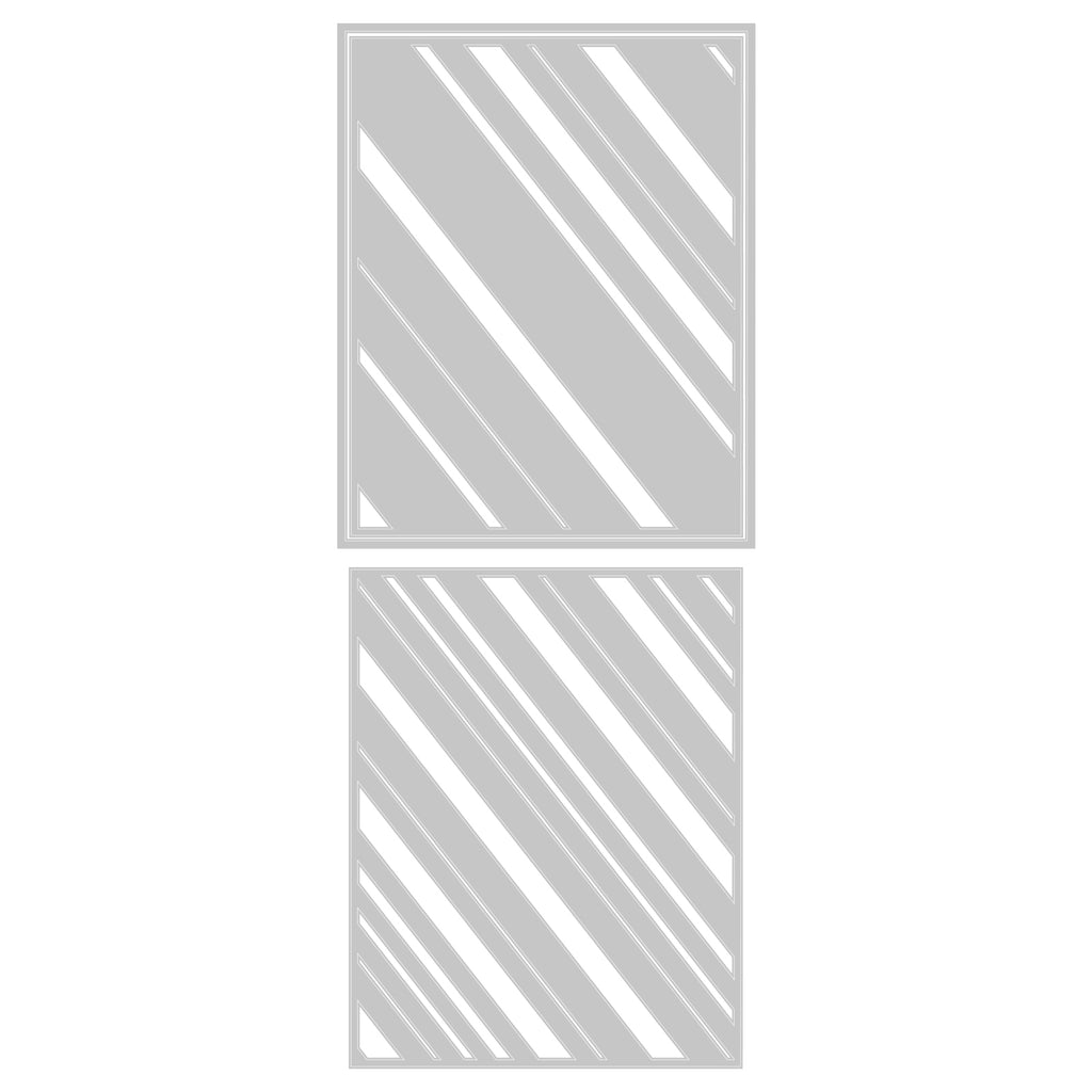 Tim Holtz Sizzix Layered Stripes Thinlits Dies 666336 line art