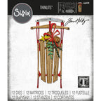 Tim Holtz Sizzix Vintage Sled Thinlits Dies 666339