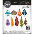 Tim Holtz Sizzix Artsy Leaves Thinlits Dies 666380