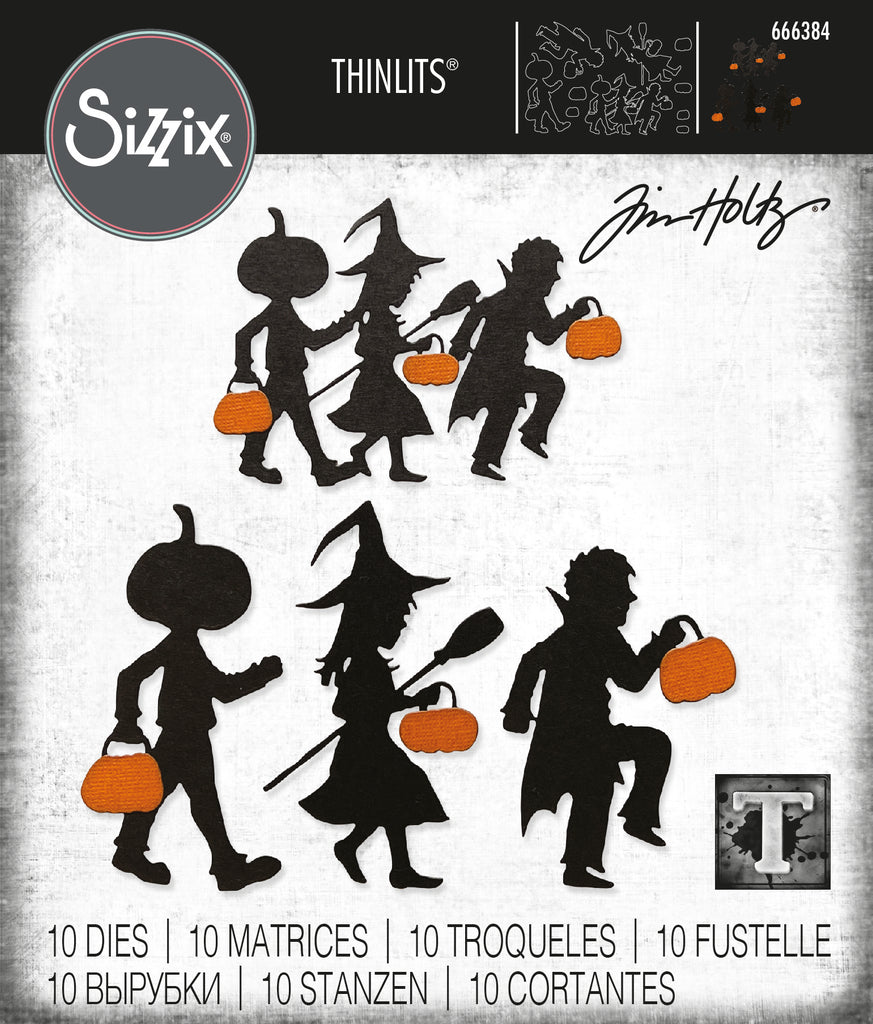 Tim Holtz Sizzix Halloween Night Thinlits Dies 666384