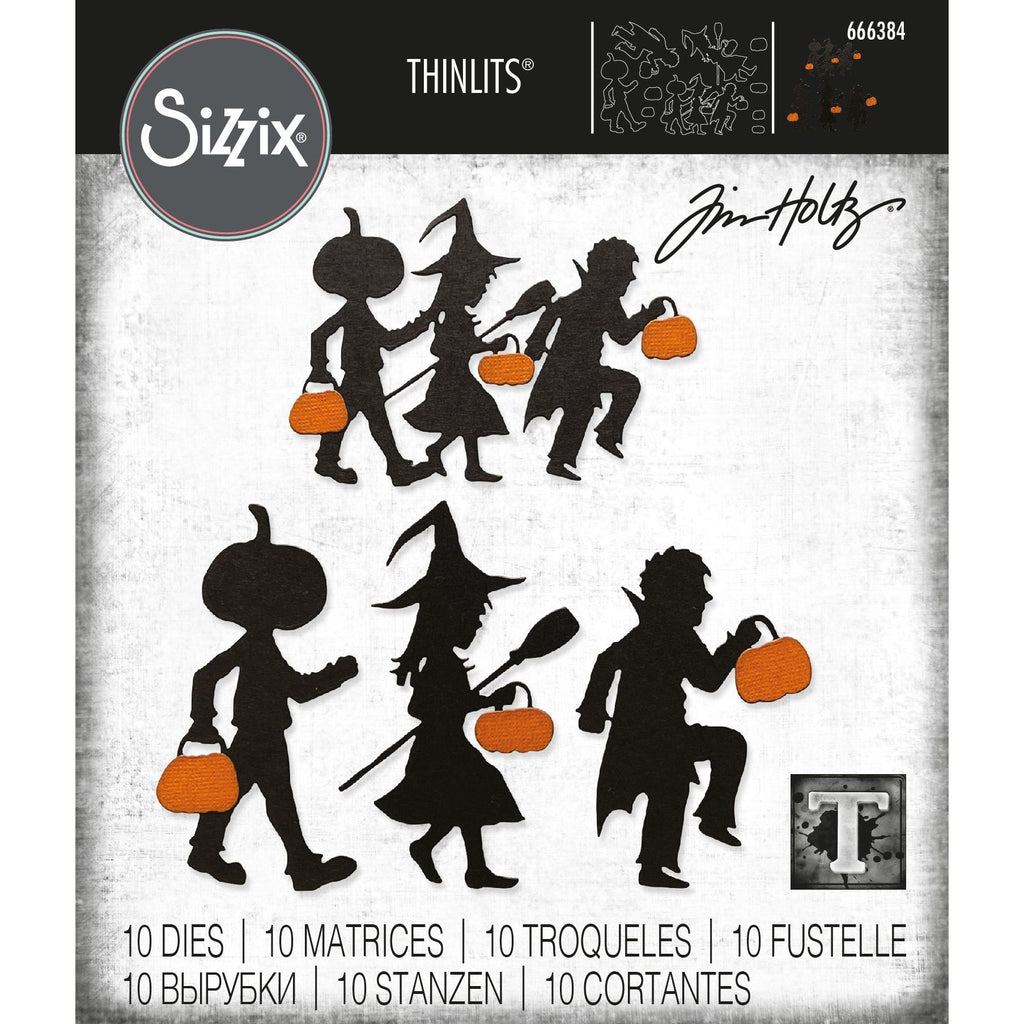 Tim Holtz Sizzix Halloween Night Thinlits Dies 666384