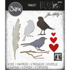 Tim Holtz Sizzix Vault Lovebirds Thinlits Dies 666566