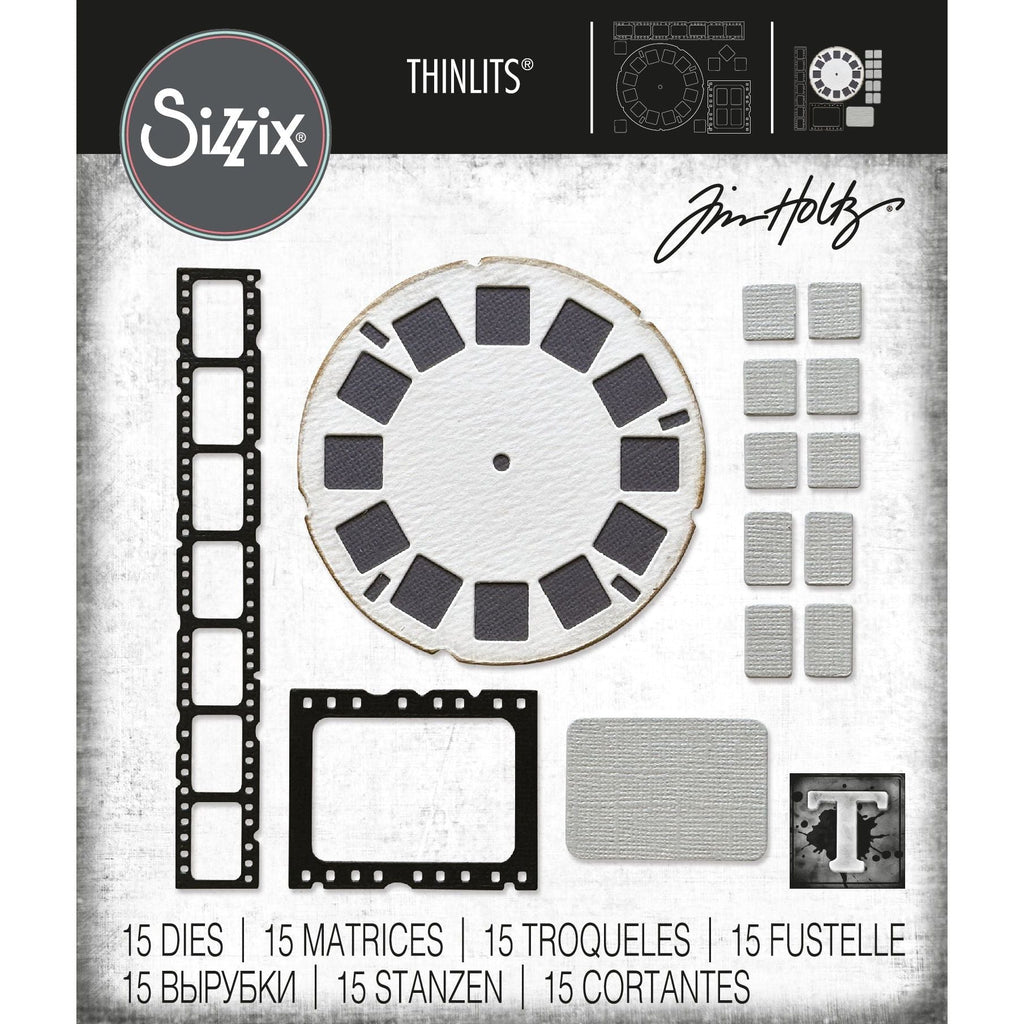 Tim Holtz Sizzix Vault Picture Show Thinlits Dies 666602