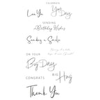 Sizzix Daily Sentiments 2 Clear Stamps 666610