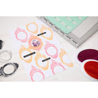 Sizzix and 49 and Market Artsy Regal Frame Layered Clear Stamps 666631 frames