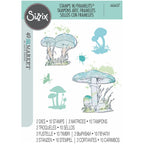 Sizzix and 49 and Market Painted Pencil Mushrooms Die and Stamp Set 666637