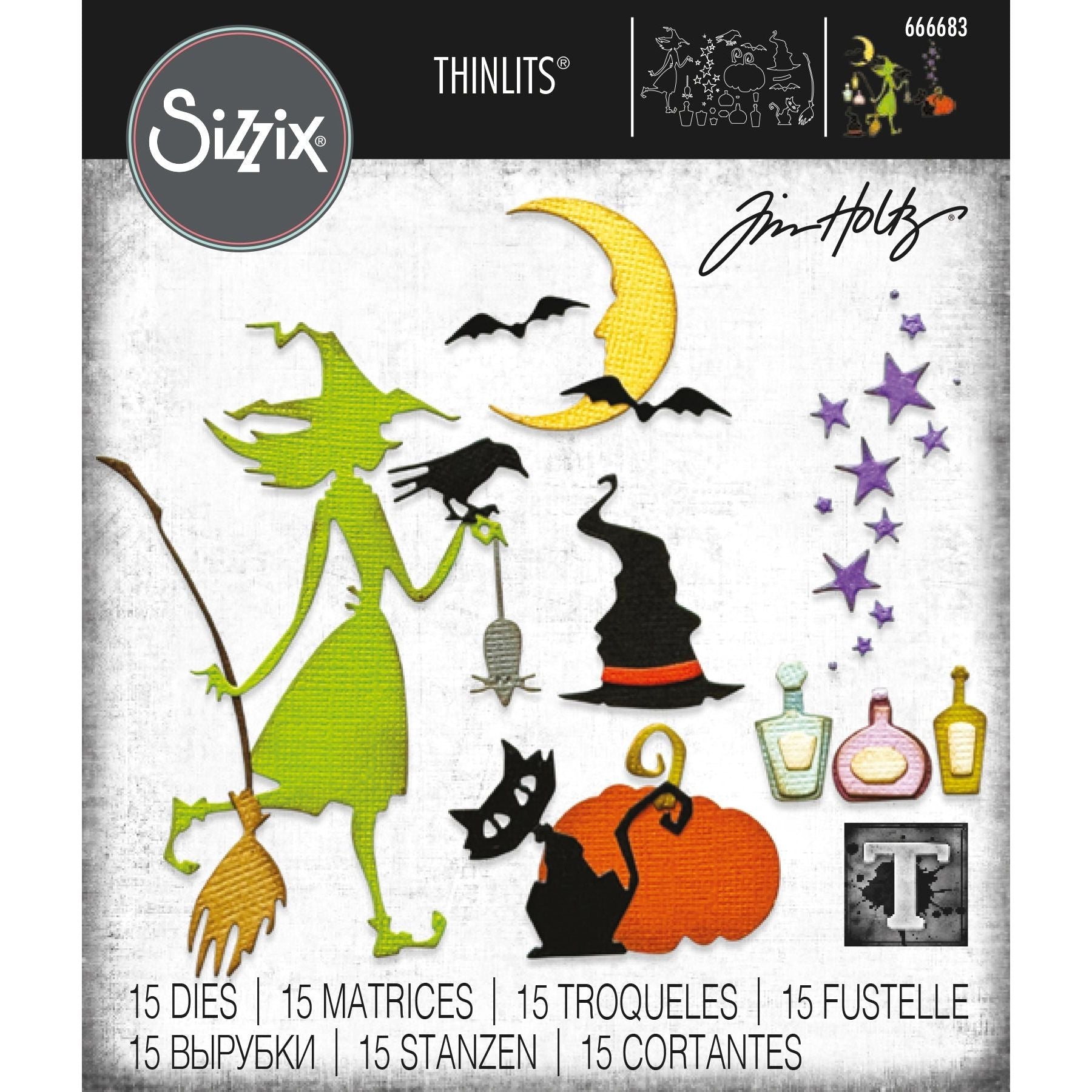 Tim Holtz Sizzix Vault Halloween 2024 I Want It All Bundle wicked