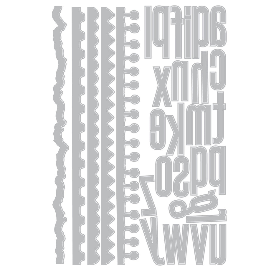 Tim Holtz Sizzix Vault Edges Thinlits Dies 666873 – Simon Says Stamp