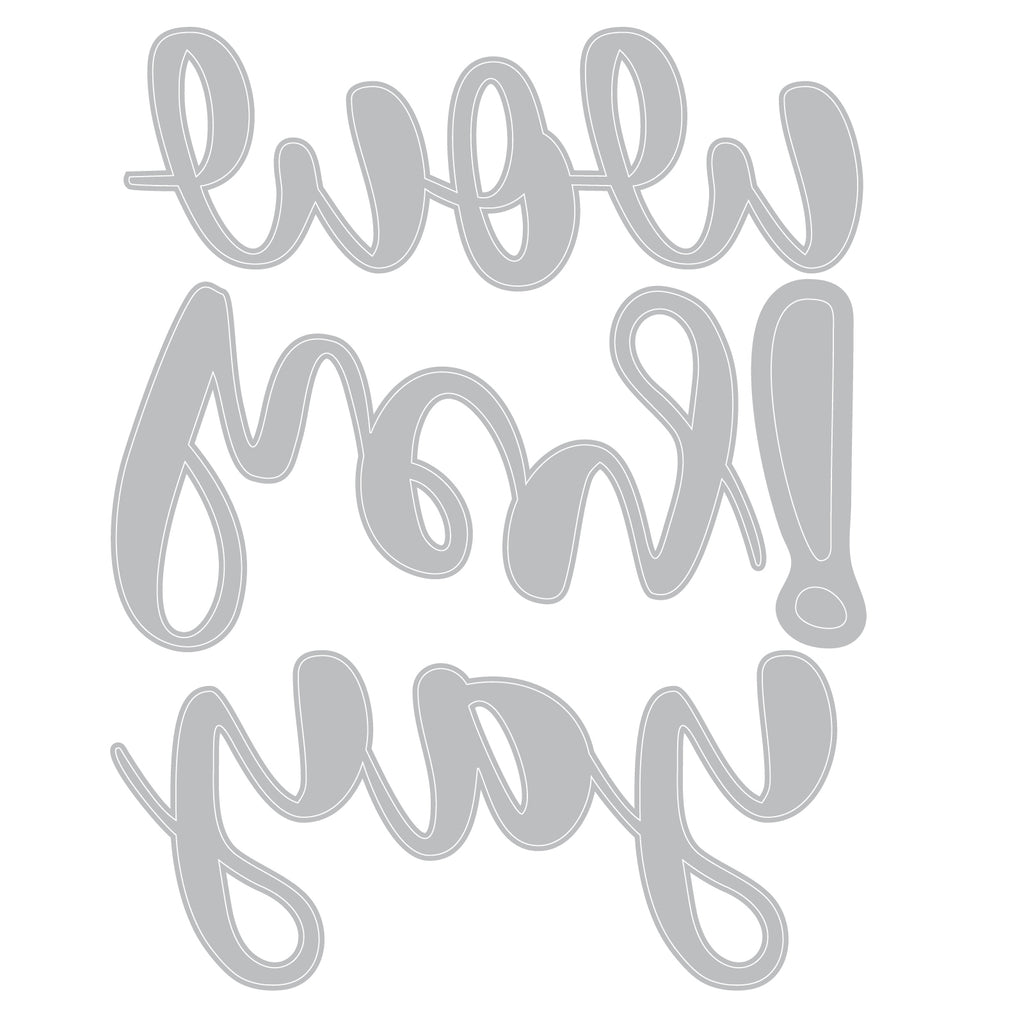 Sizzix Exclamation Word Thinlits Dies 666993