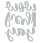 Sizzix Exclamation Word Thinlits Dies 666993