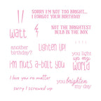 Tonic Bulbs And Bolts Clear Stamps 5072e pink mock up