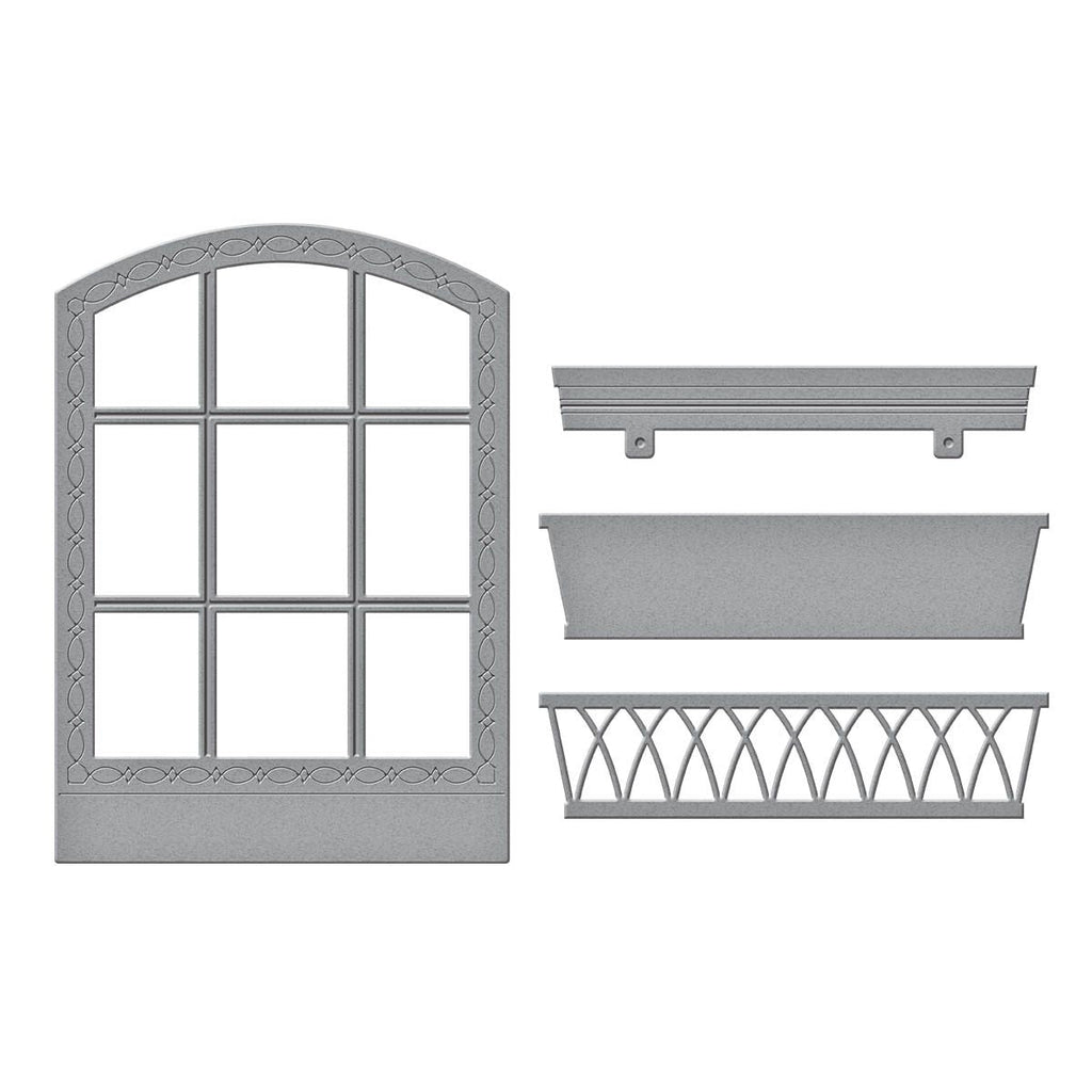 s5-626 Spellbinders Vista View Window Etched Dies