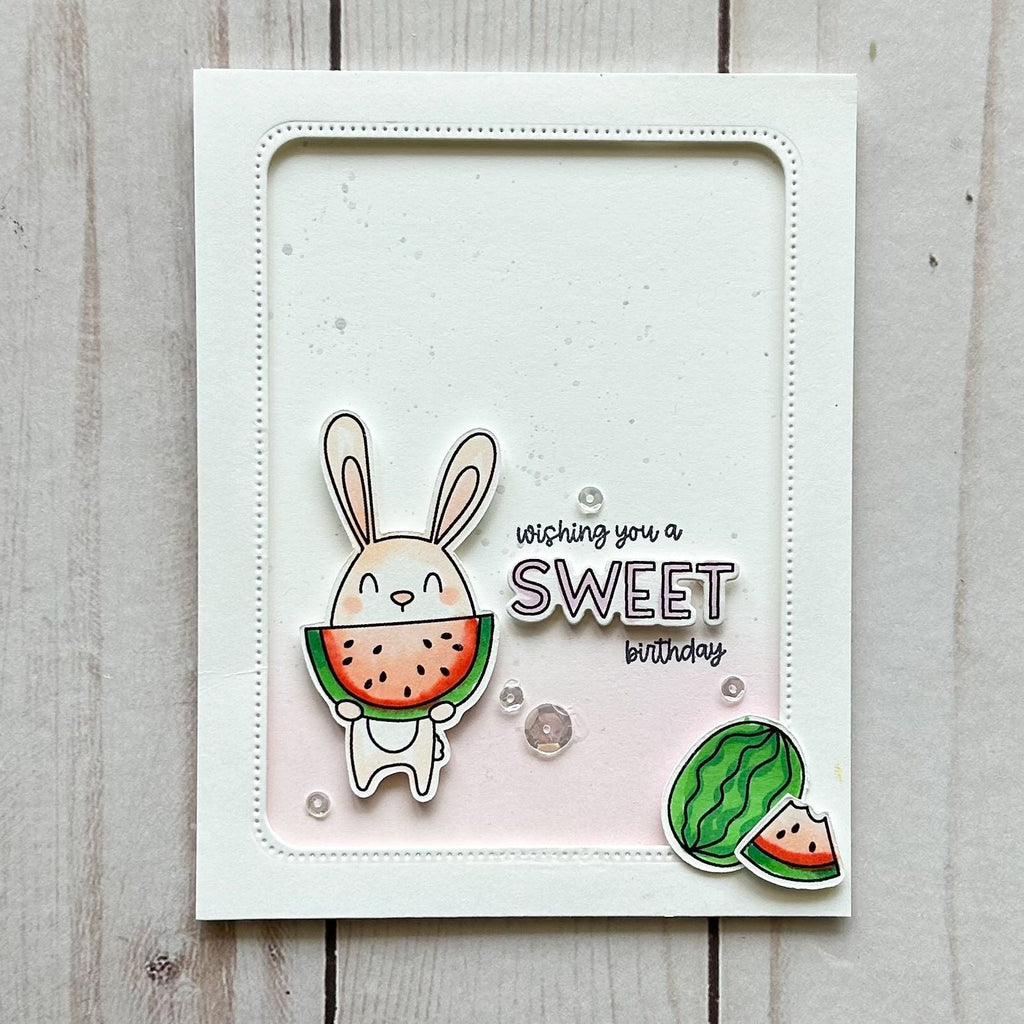 Avery Elle Steel Dies One In A Melon d-24-11 sweet birthday