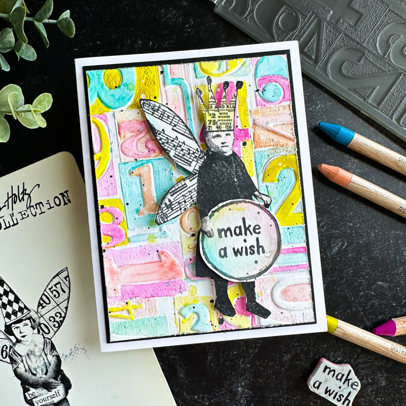 Tim Holtz Cling Rubber Stamps WINGED THINGS 1 One CMS024 Wings | color-code:ALT01
