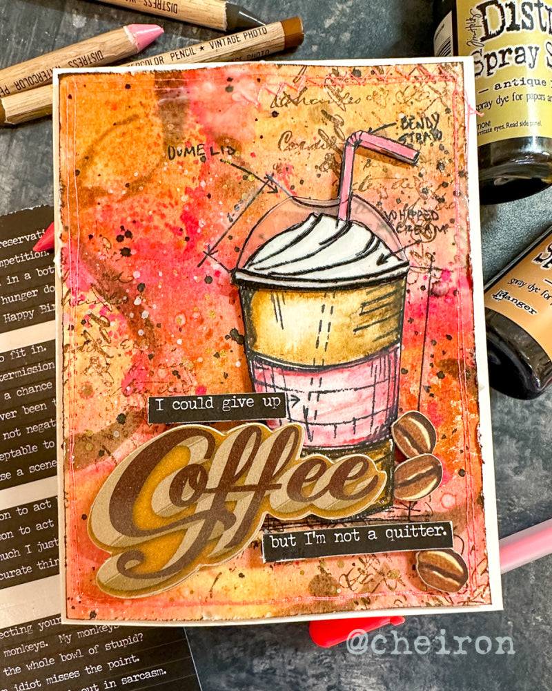 Stamperia Coffee And Chocolate Ephemera dflct35 coffee | color-code:ALT01