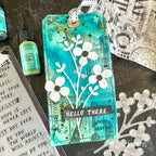 Tim Holtz Cling Rubber Stamps NOTEWORTHY CMS446 hello | color-code:ALT01