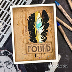 Tim Holtz Cling Rubber Stamps OBSERVATIONS CMS434 feathers | color-code:ALT01