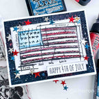 Tim Holtz Cling Rubber Stamps CRAZY TALK CMS236 flag | color-code:ALT04
