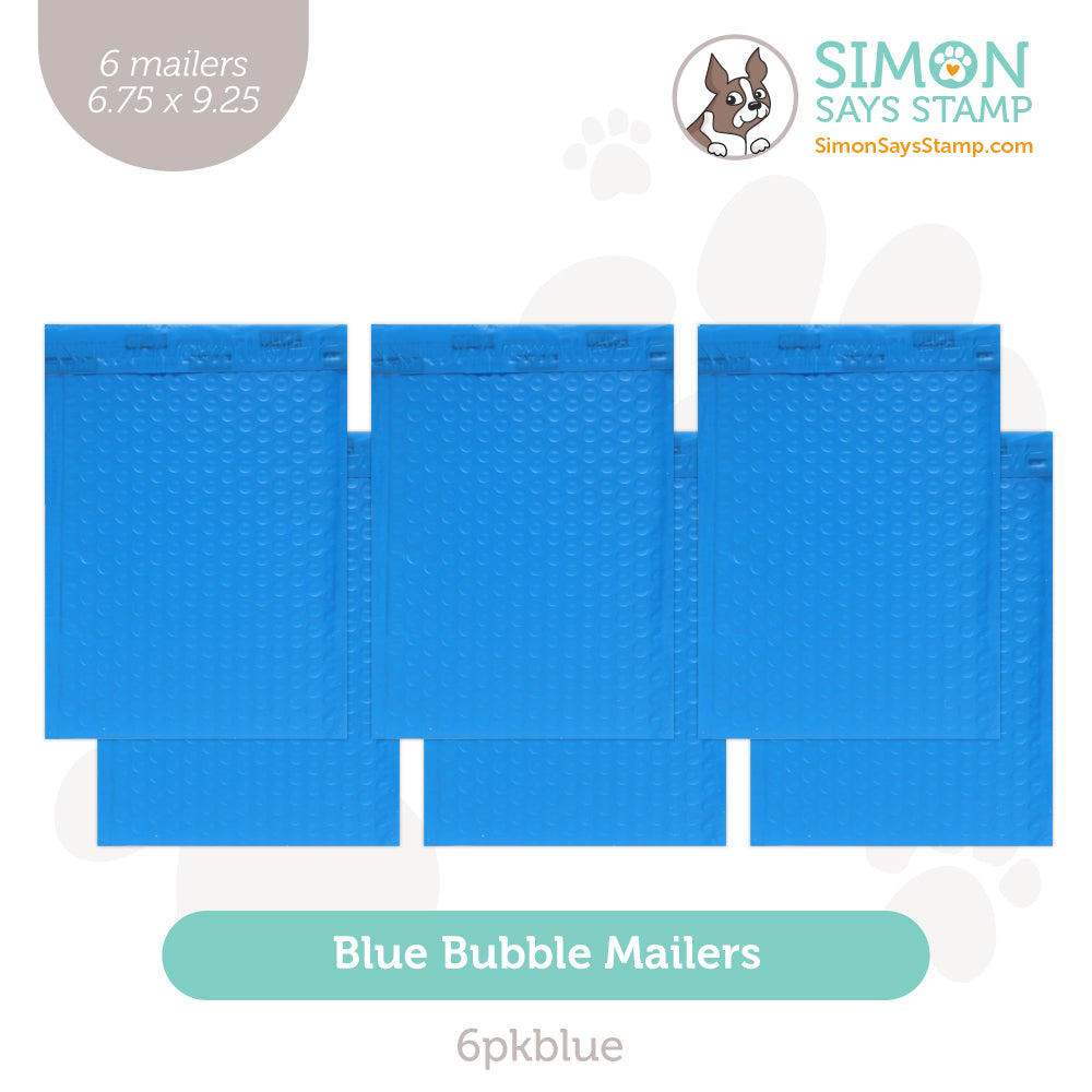 Simon Says Stamp Blue Bubble Mailers 6 Pack 6pkblue Celebrate