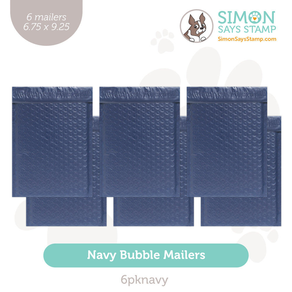 Simon Says Stamp Navy Bubble Mailers 6 Pack 6pknavy Celebrate