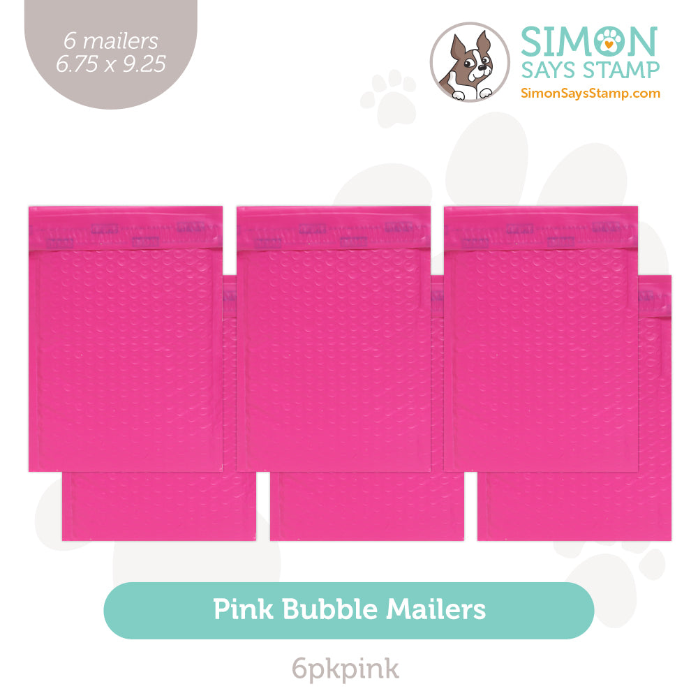 Simon Says Stamp Pink Bubble Mailers 6 Pack 6pkpink Celebrate