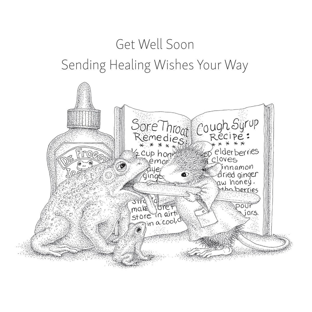 rsc-008 Spellbinders House Mouse Froggy Throat Cling Rubber Stamps