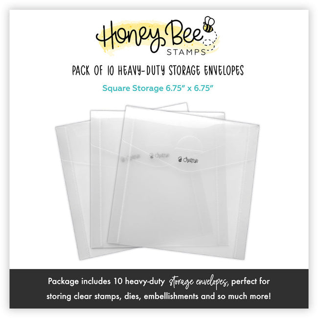 Honey Bee Creative Square Storage Pockets hbtl-sp04 heavy duty 6.75 x 6.75