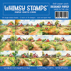 Whimsy Stamps Country Farm 6x6 Paper Pack wsdp02a