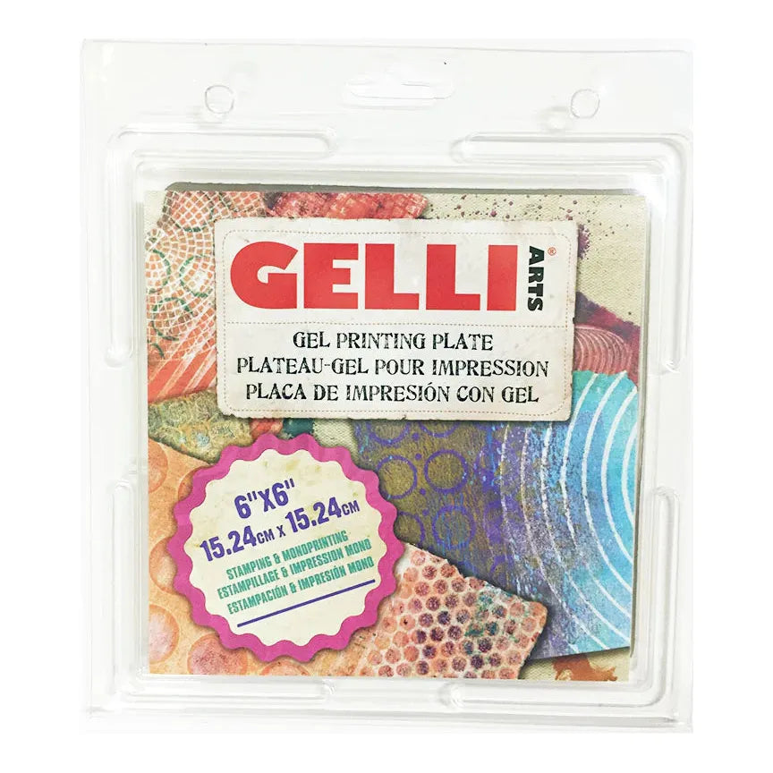 Gelli Arts 6 x 6 Reusable Gel Printing Plate