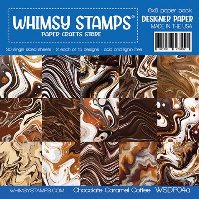 Whimsy Stamps Chocolate Caramel Coffee 6x6 Paper Pack wsdp04a