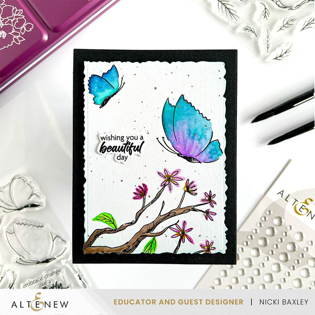 Altenew Crystal Clear Enamel Dots alt8773 beautiful day