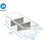 InterDesign Crisp Large Divided Bin 71373 dimensions