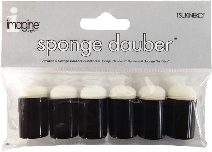 Sponge Daubers 6 Pkg 1.25X.625X.625