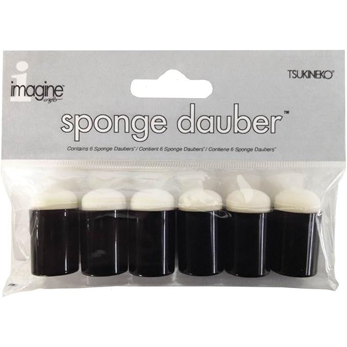 Tsukineko 6 SPONGE DAUBERS Tools STDAB006