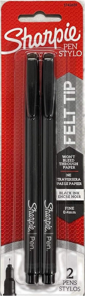 Sharpie BLACK FINE POINT Writing Pens 1742659