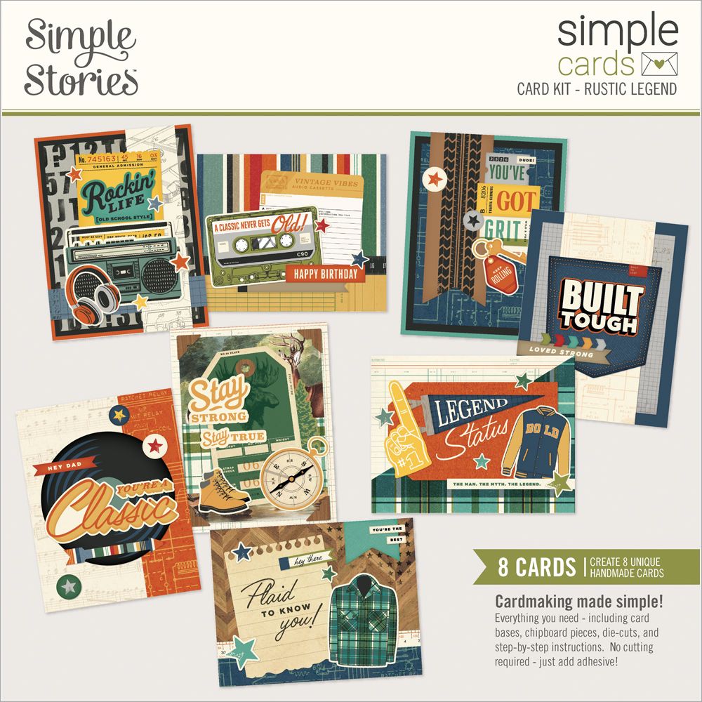 Simple Stories Rustic Legend Card Kit 26626