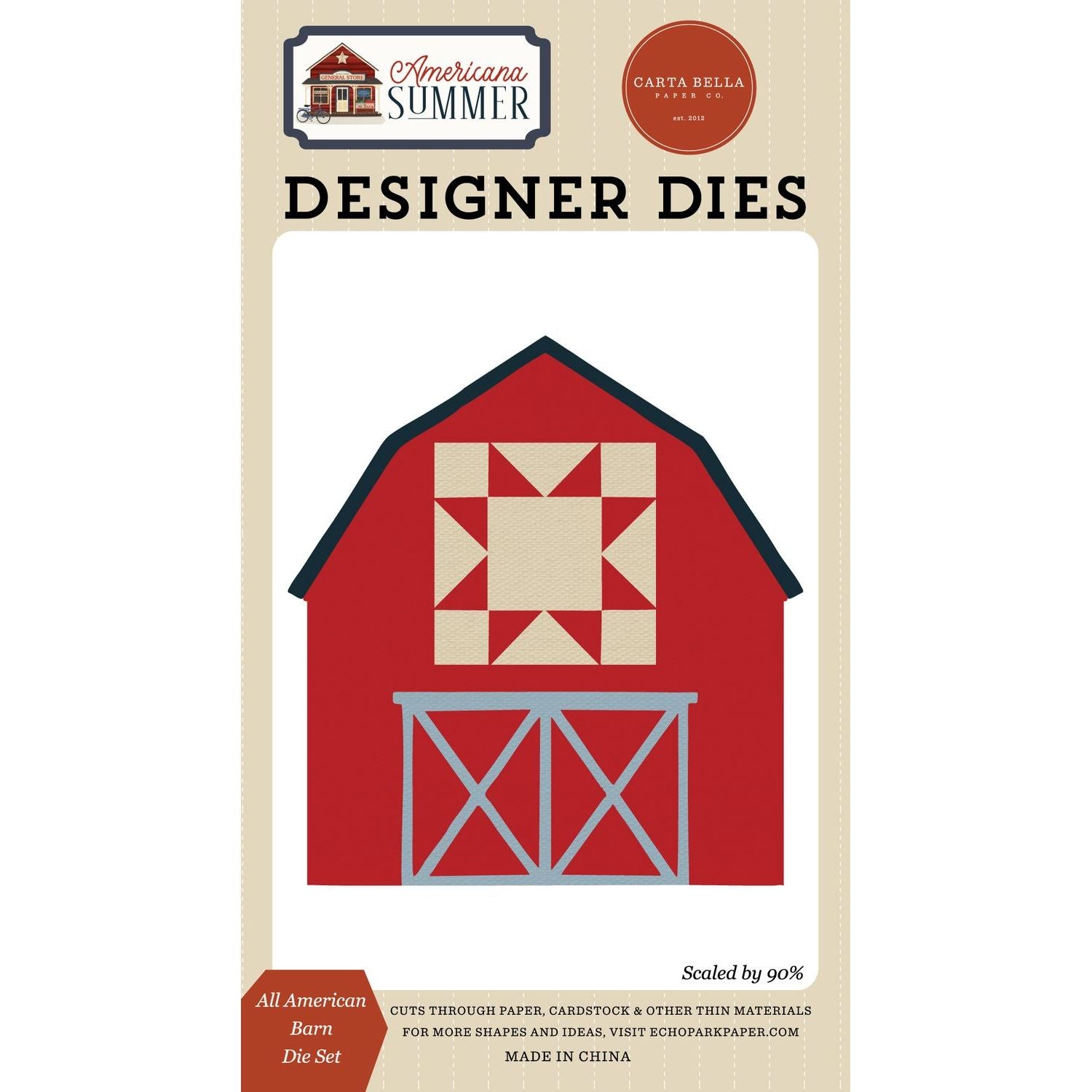 Carta Bella All American Barn Dies cbas493041