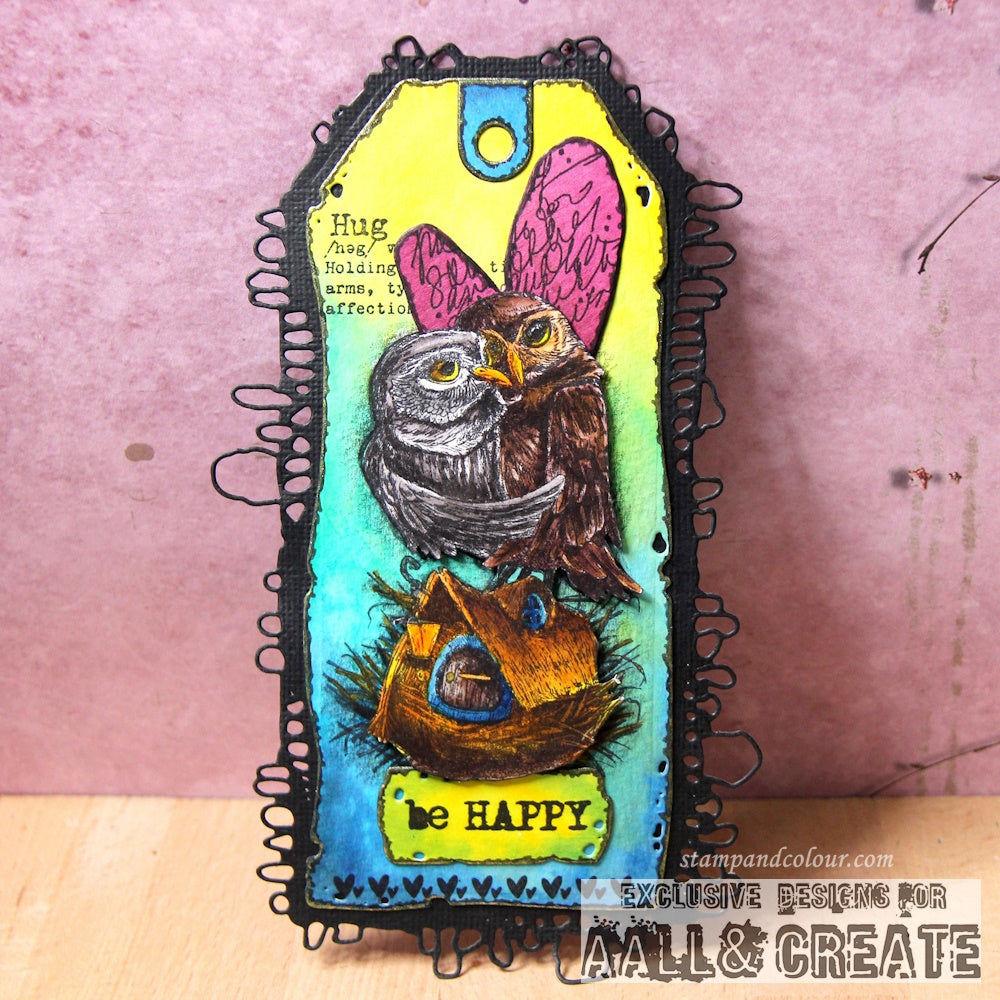 AALL & Create Intricatags Dies 29 owlAALL & Create Intricatags Dies 29 owls