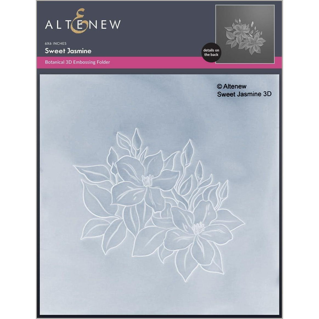 Altenew Sweet Jasmine Embossing Folder alt8837