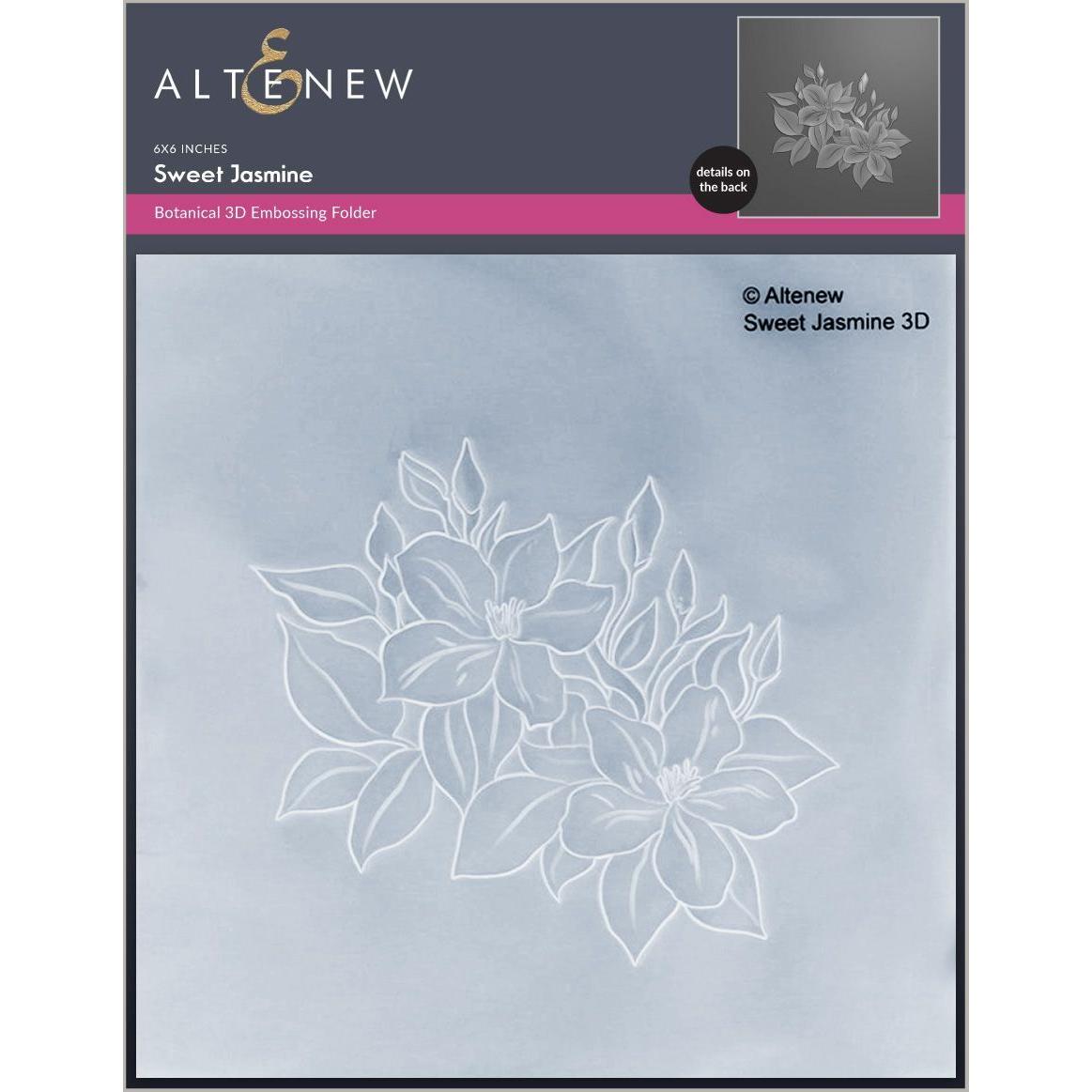 Altenew Sweet Jasmine Embossing Folder alt8837