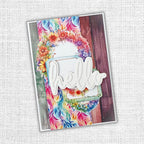 Paper Rose Rainbow Wood 6x6 Paper 31040 hello wood
