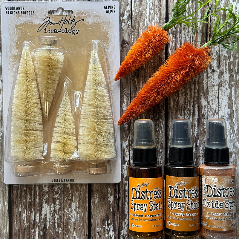 Tim Holtz Distress Oxide Spray Rusty Hinge Ranger tso67832 Easter Carrot Project | color-code:ALT03