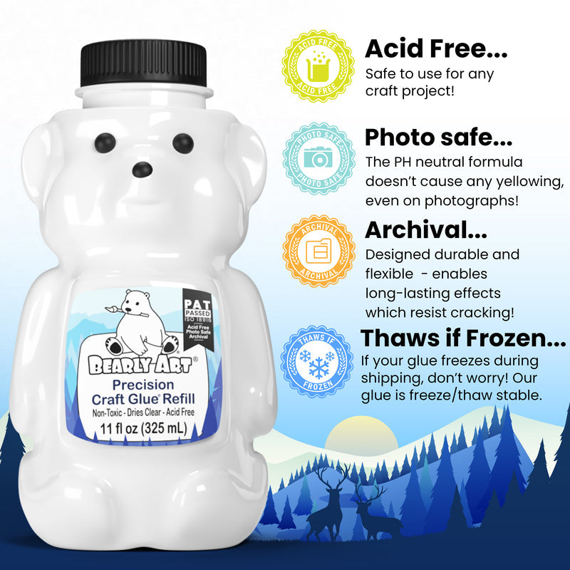 Bearly Art THE REFILL Precision Craft Glue pcg11e information