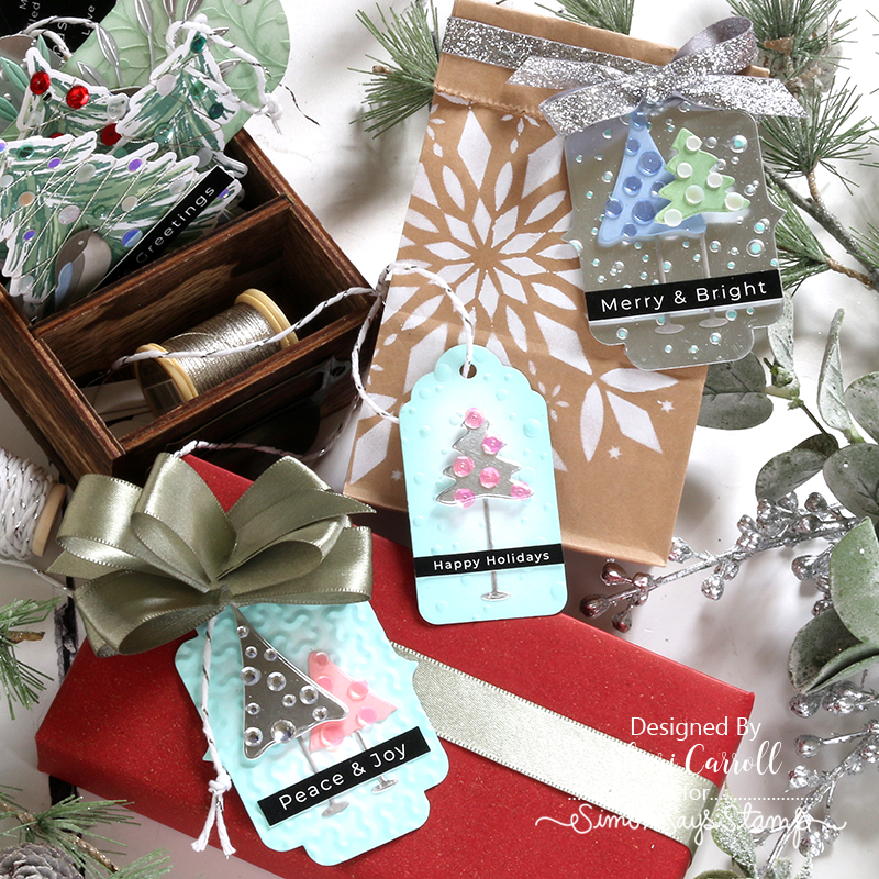 CZ Design Wonky Tree O Wafer Dies czd209 Season Of Wonder Christmas Tags | color-code:ALT05