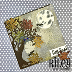 Riley And Company Cut Ups Leaves Overlay rd585 ghost tree