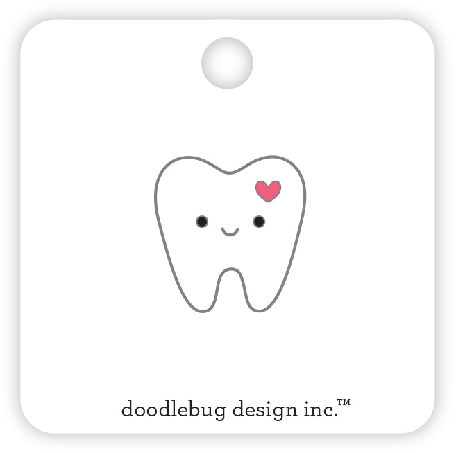 Doodlebug Pearly White Collectible Pin 8022