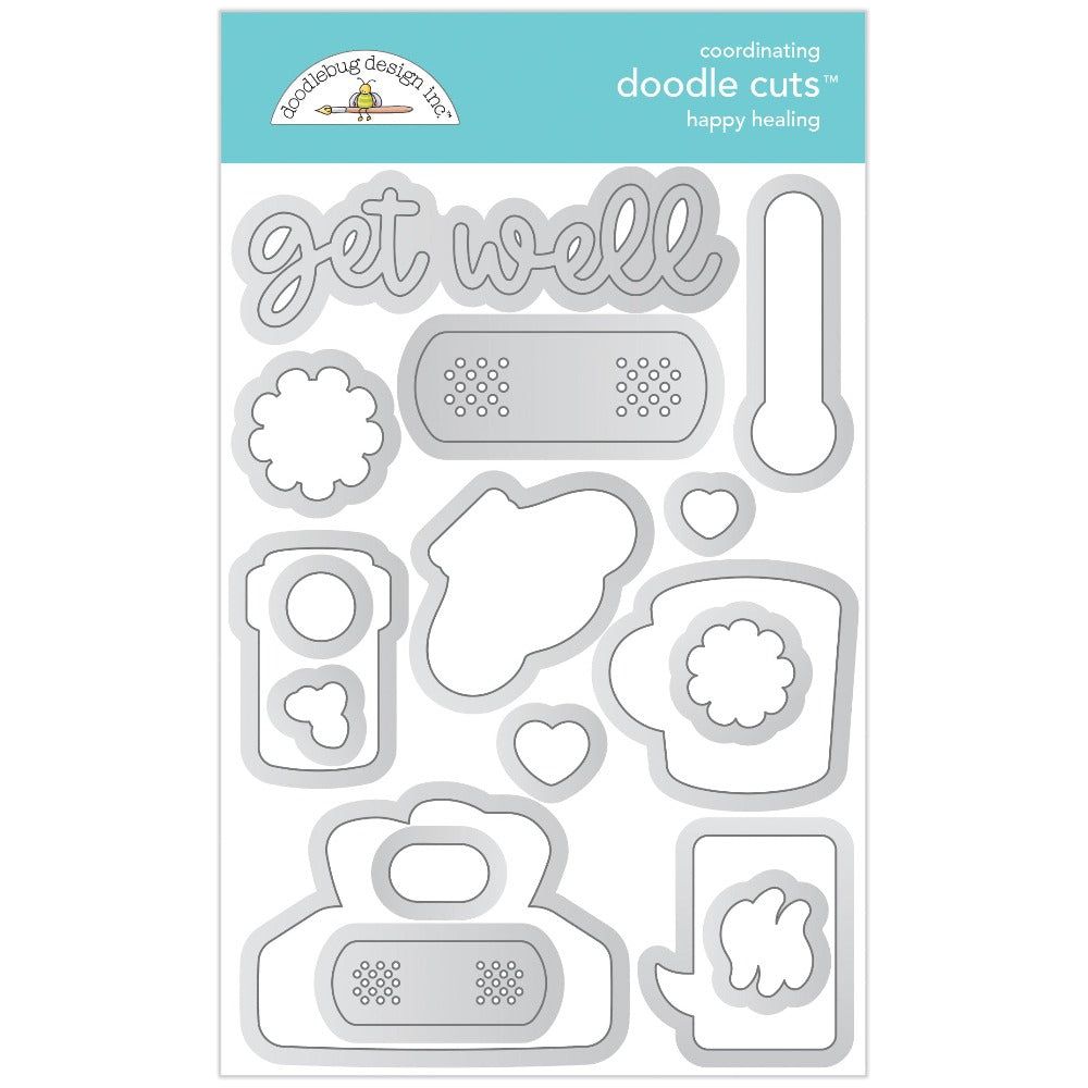 Doodlebug Happy Healing Doodle Cuts Dies 8029