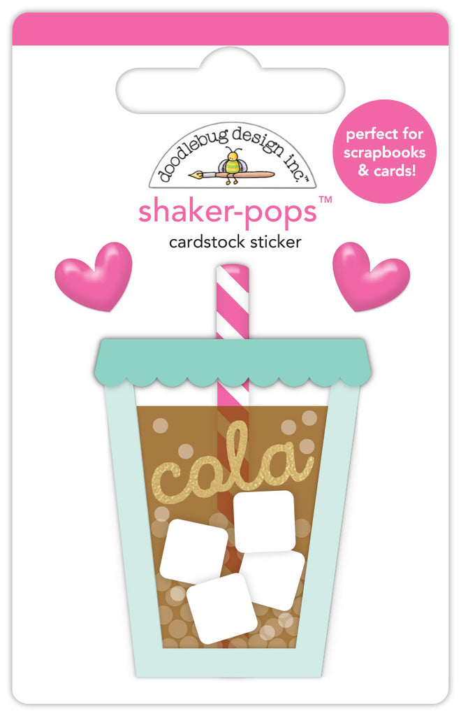 Doodlebug Soda Sweet Shaker Pops 3D Stickers 8163