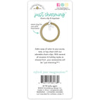 Doodlebug Hello Again Just Charming Clip and Keychain 8178 back